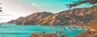 Kolumbie, rybářská vesnice Taganga