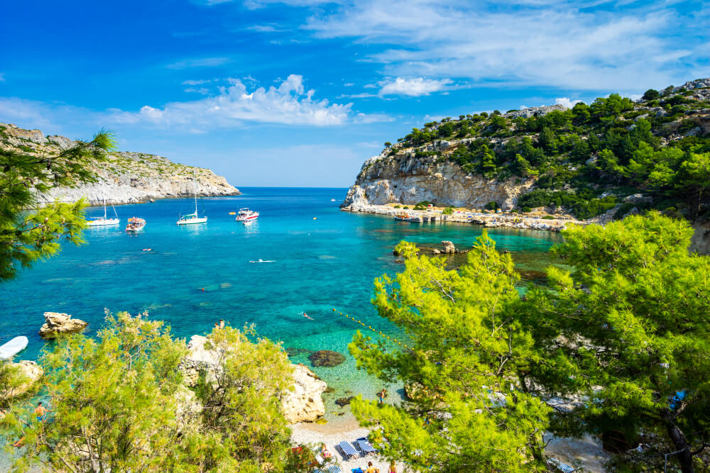 Anthony Quinn Bay neďaleko Faliraki