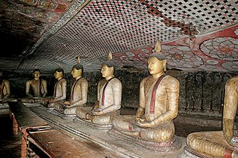 Jeskynní chrámy v Dambulle