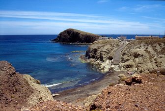 Almería zátoka a pláž v Cabo de Gata