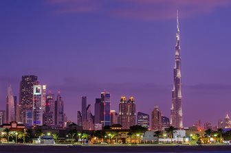 Dubaj, nejvyšší budova světa Burj Khalifa