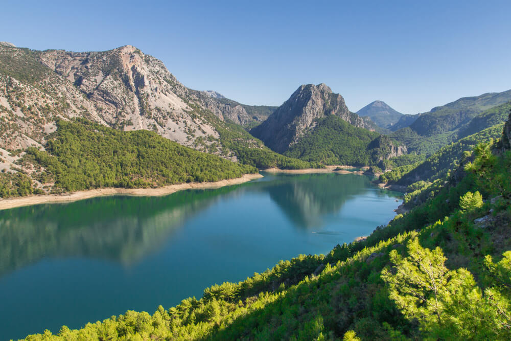 Zelený kaňon - jedna z hlavných atrakcií Turecka