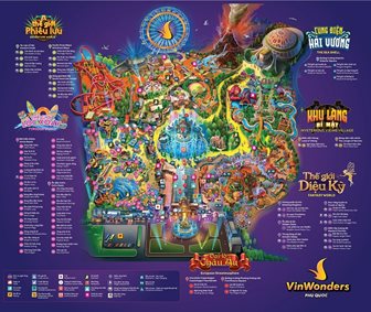 Vinwonders mapa