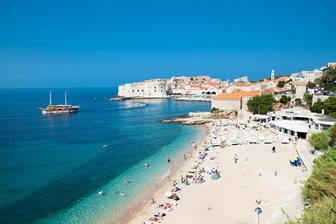 Dubrovník, pláž