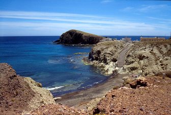 Almería zátoka tzv. calas a pláž v Cabo de Gata