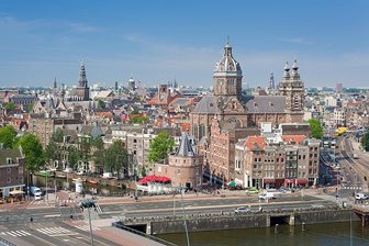 Nizozemsko, centrum Amsterdamu