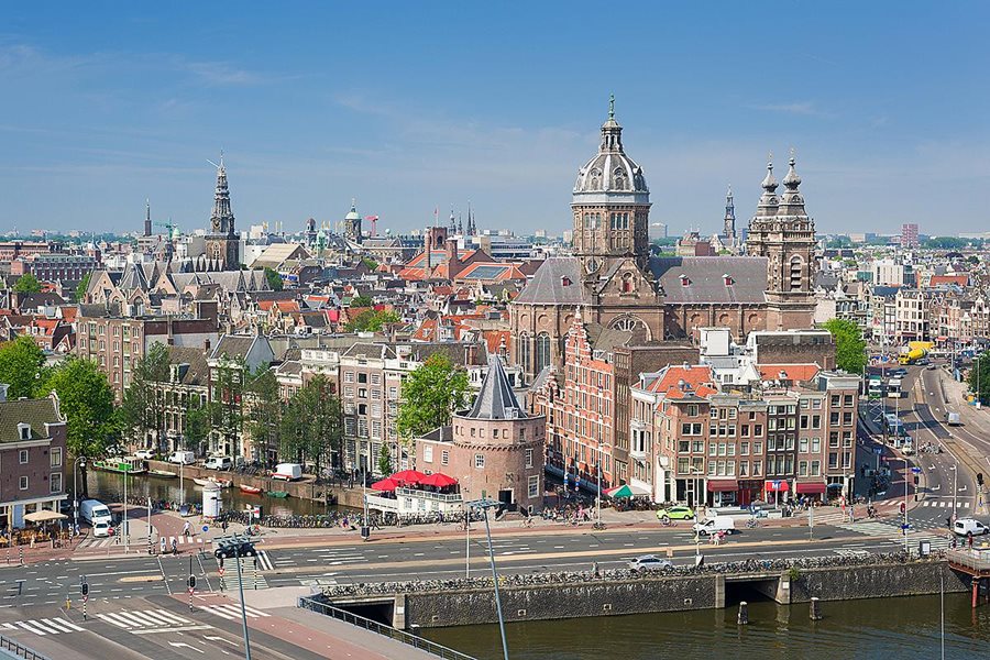 Nizozemsko, centrum Amsterdamu Nizozemsko, centrum Amsterdamu