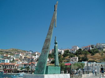 Město Pythagorion na Samosu