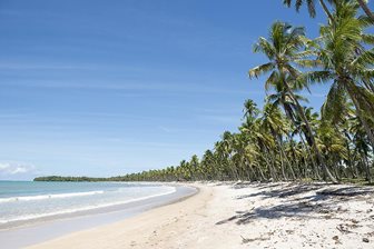 Brazílie, pláž v Bahia