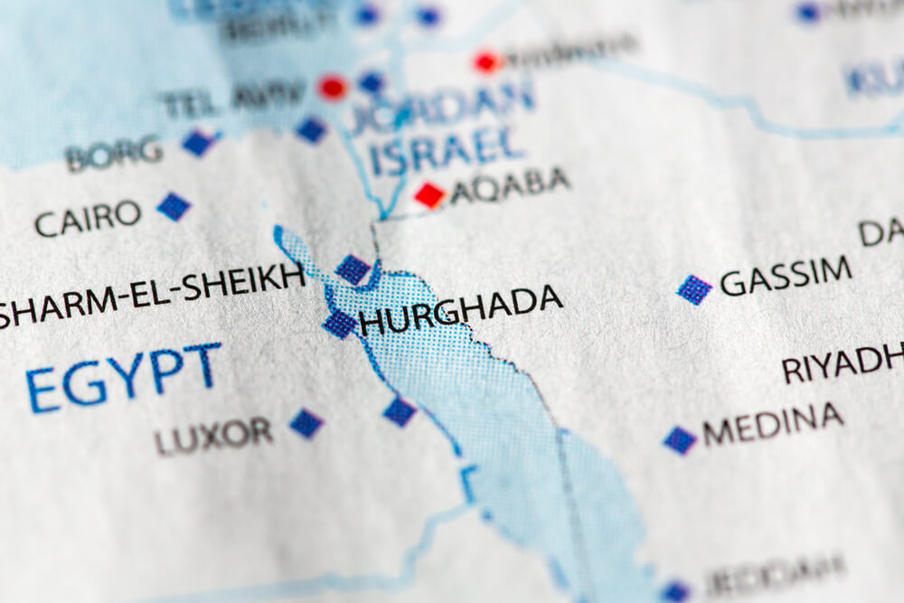 Hurghada na mape