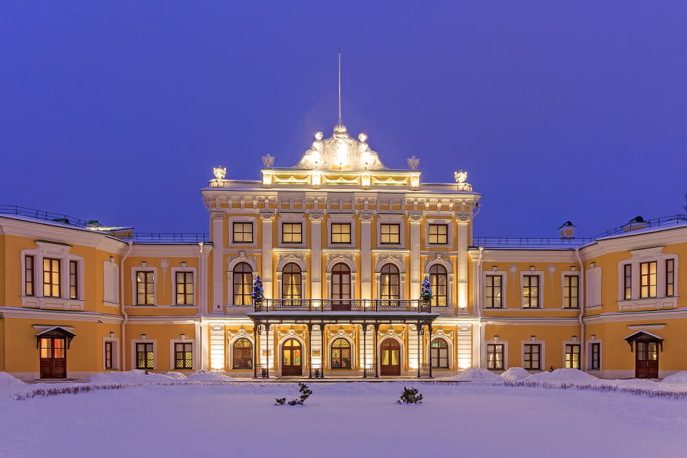 Kráľovský palác alebo Imperial Traveling Palace od cárovnej Kataríny II.