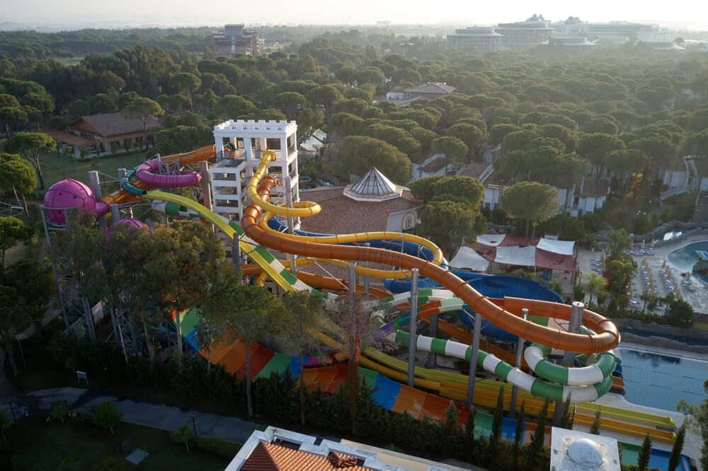Vodný park a bazény rekreačného strediska