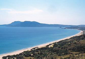 Kefalos empty beach