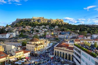 Atény, Akropolis a město