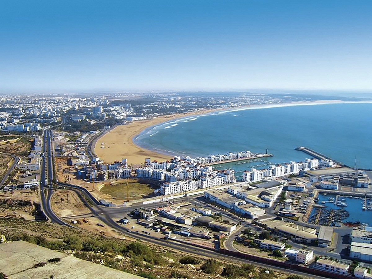 Marocké město Agadir