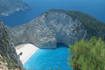 Navagio, zátoka pašeráků