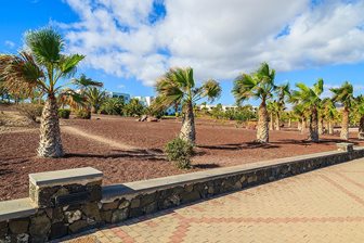 Promenáda v Las Playitas na ostrově Fuerteventura, Kanárské ostrovy