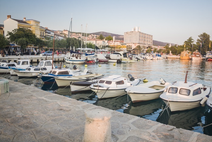 Prístav v meste Crikvenica