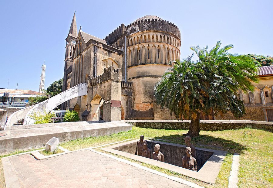 Zanzibar, památník otrokům Zanzibar, památník otrokům