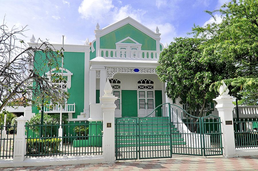 Typický dům na Arubě Typický dům na Arubě